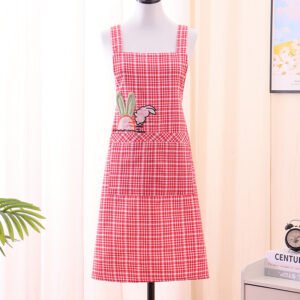 LESEE® New plaid slim apron