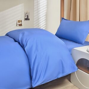 LESEE® Three-piece set of pure cotton sheets, quilt covers and pillowcases