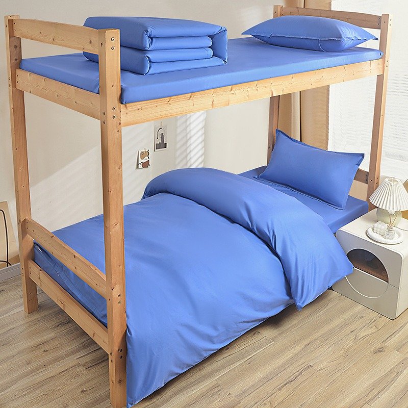 LESEE® Three-piece set of pure cotton sheets, quilt covers and pillowcases - Image 4