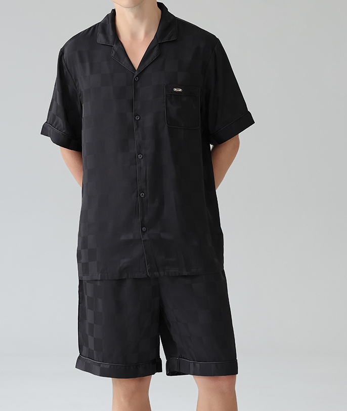 LESEE® Summer pajamas men's silk premium series - Image 3