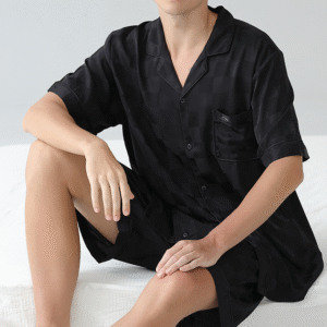 LESEE® Summer pajamas men's silk premium series